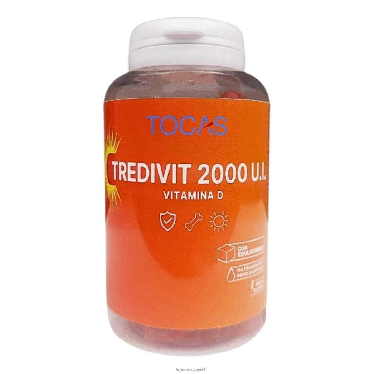 Trova Offerte di tocas - tredivit 2000 ui integratore alimentare a base di vitamina d3 confezione 60 caramelle gommose e compra online