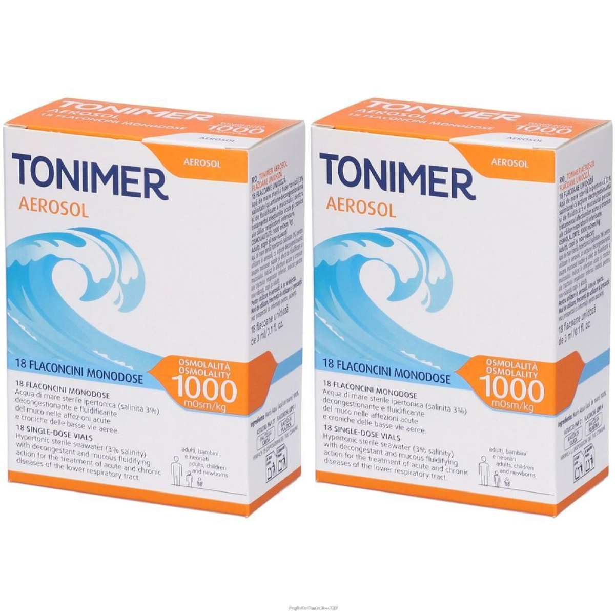 Trova Offerte di tonimer aerosol 1000 flaconcini 2x18x3 ml e compra online