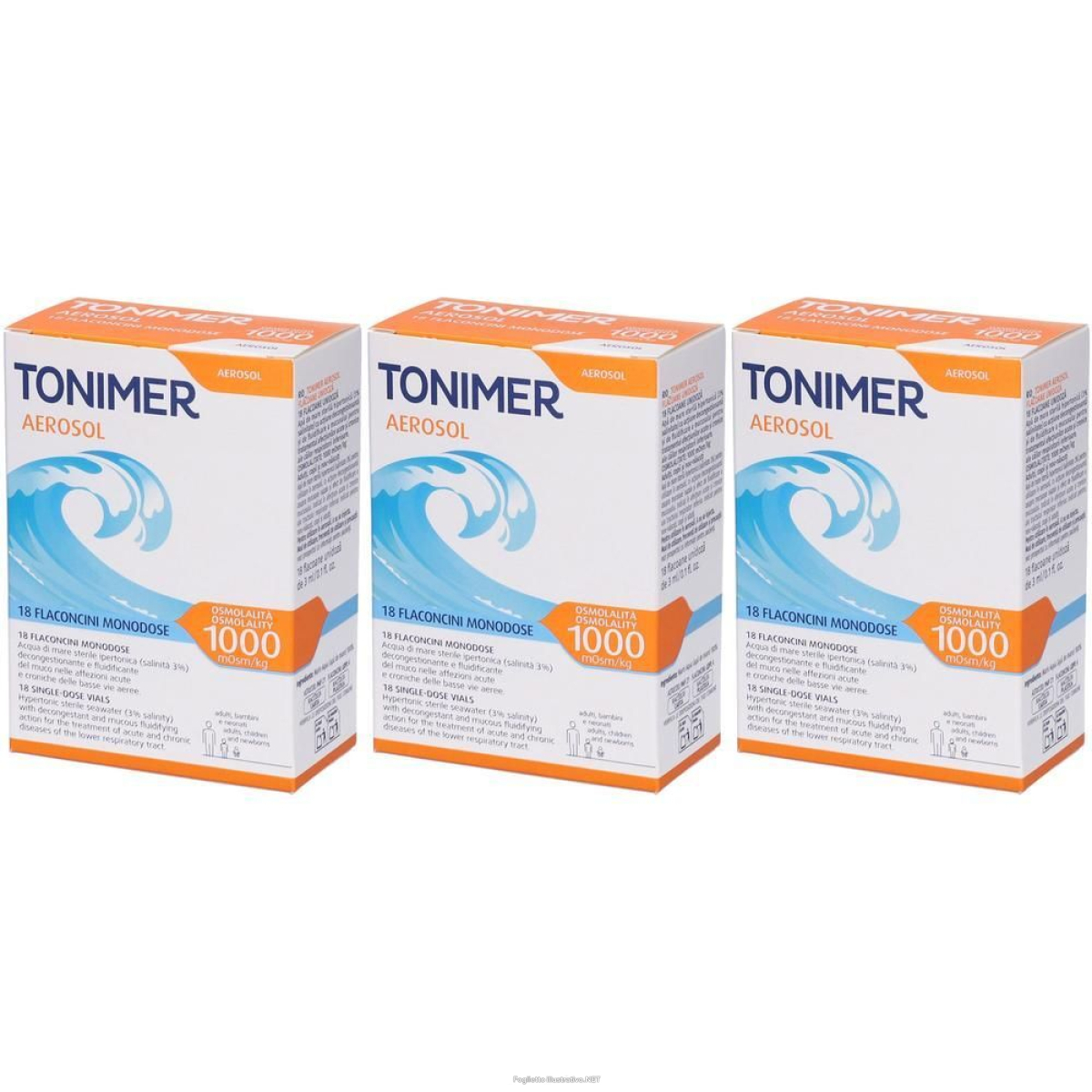 Trova Offerte di tonimer aerosol 1000 flaconcini 3x18x3 ml e compra online