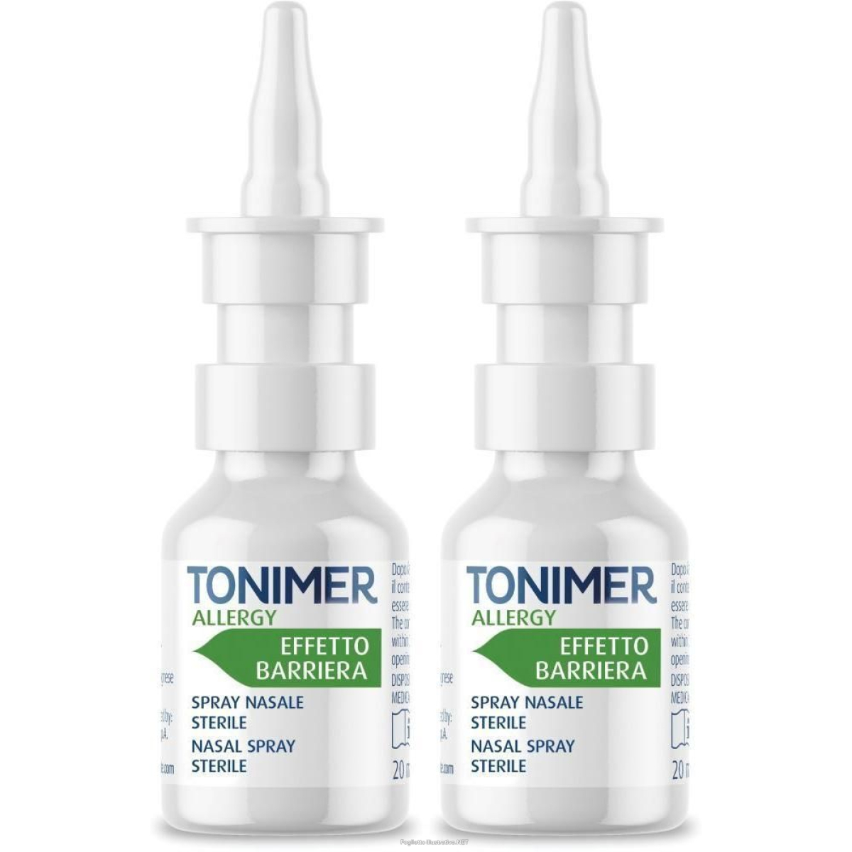 Trova Offerte di tonimer allergy spray nasale effetto barriera 2x20 ml e compra online