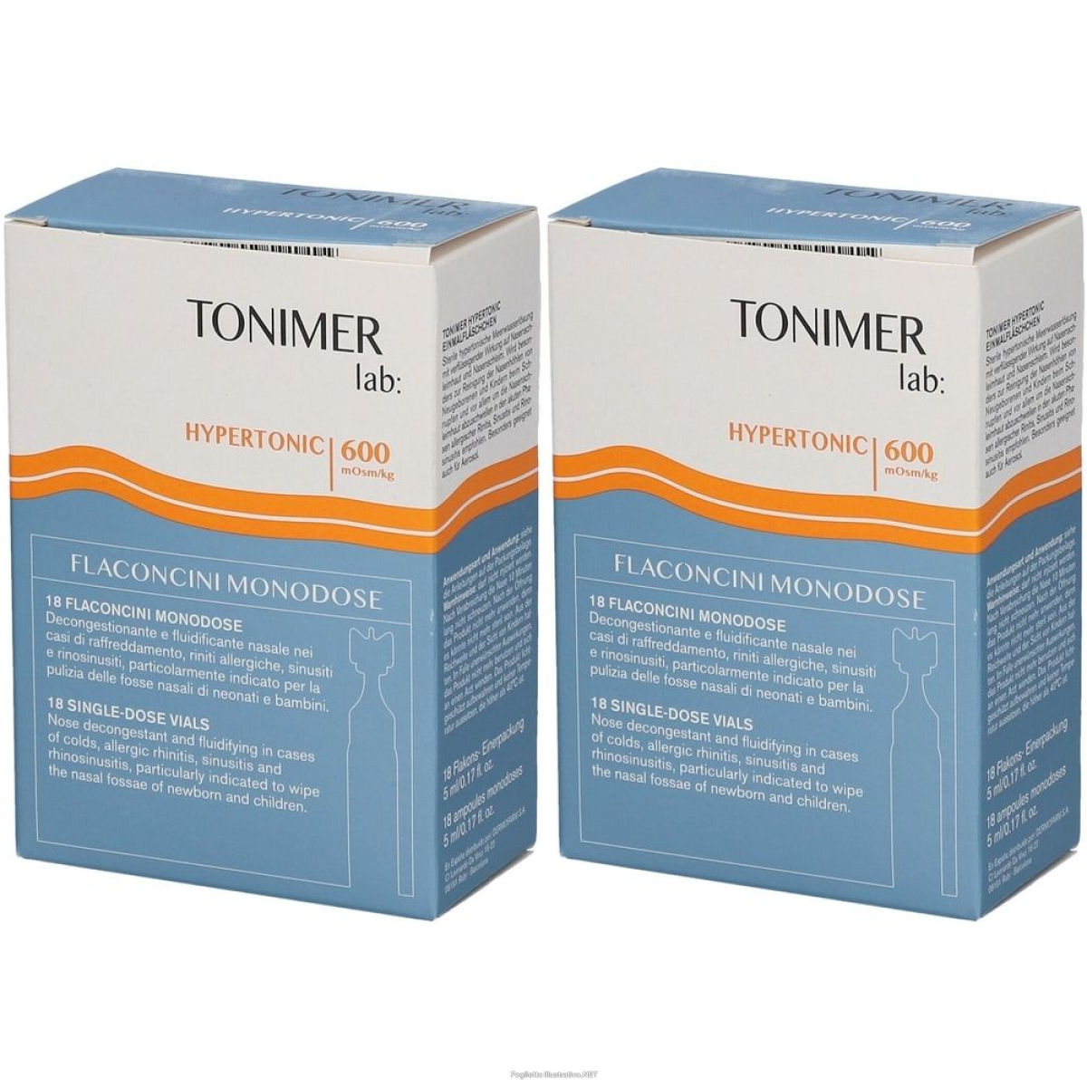 Trova Offerte di tonimer lab hypertonic flaconcini monodose set da 2 pz fiale e compra online