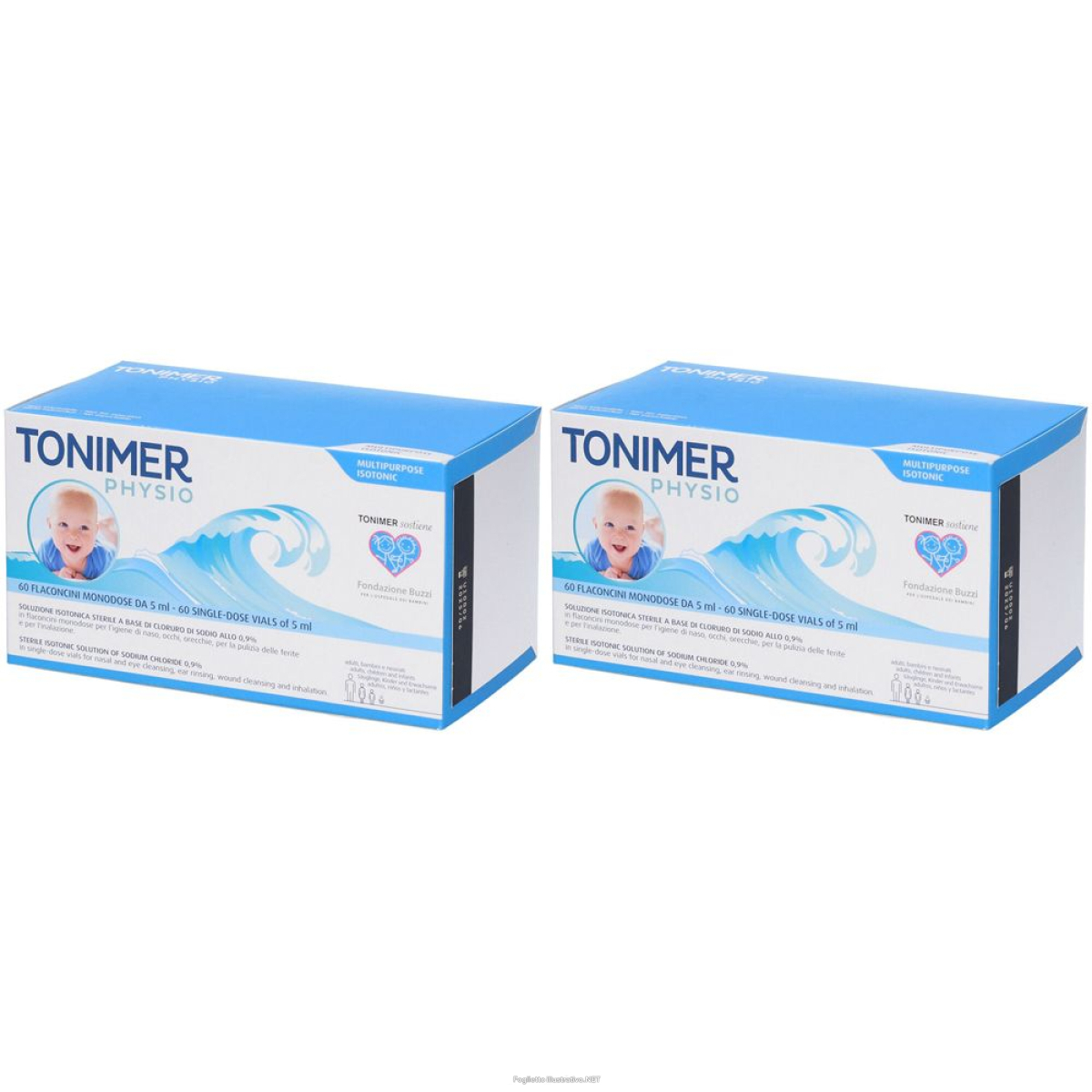 Trova Offerte di tonimer	physio set da 2 2x60x5 ml soluzione e compra online