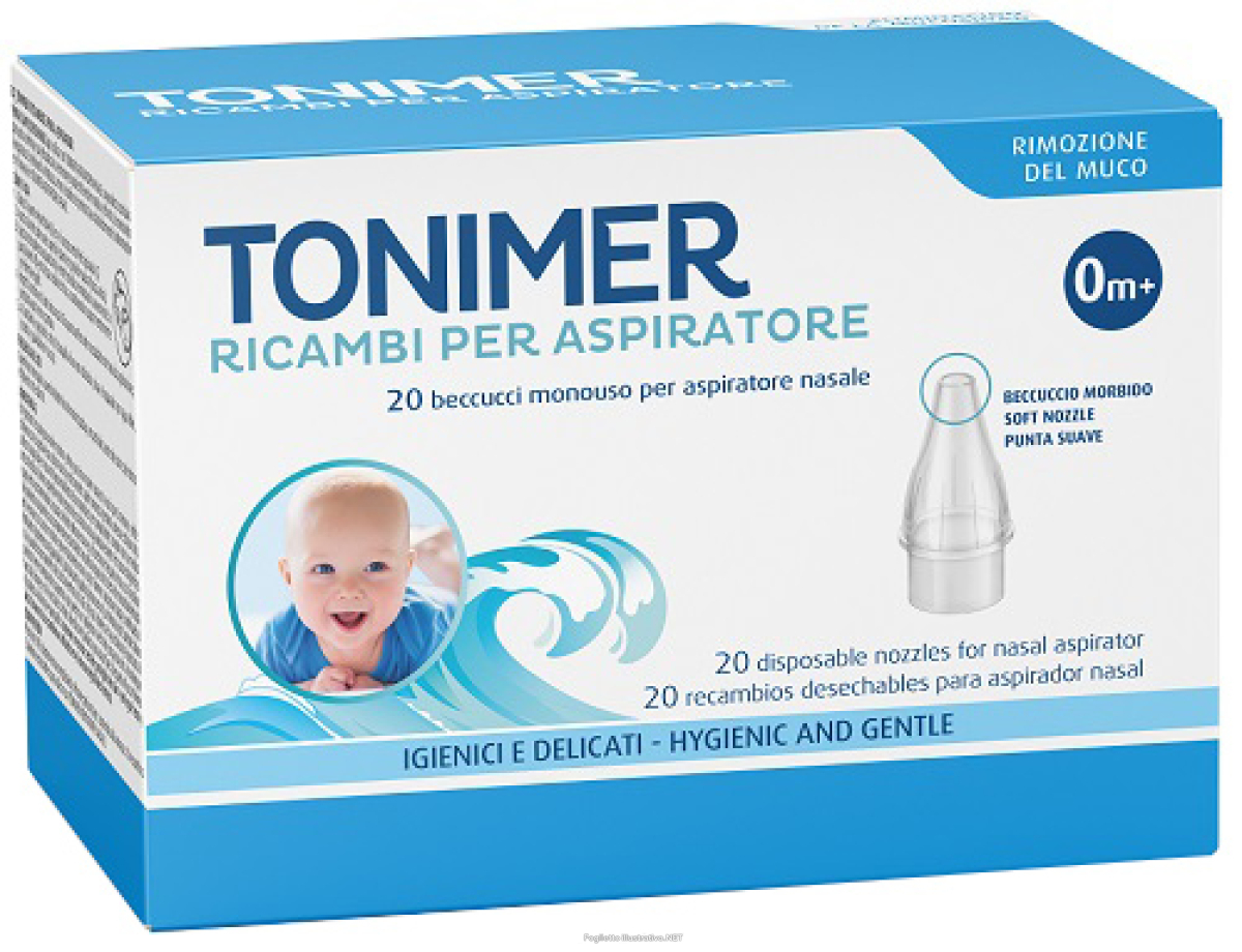 Trova Offerte di tonimer - ricambi per aspiratore nasale confezione 20 pezzi e compra online