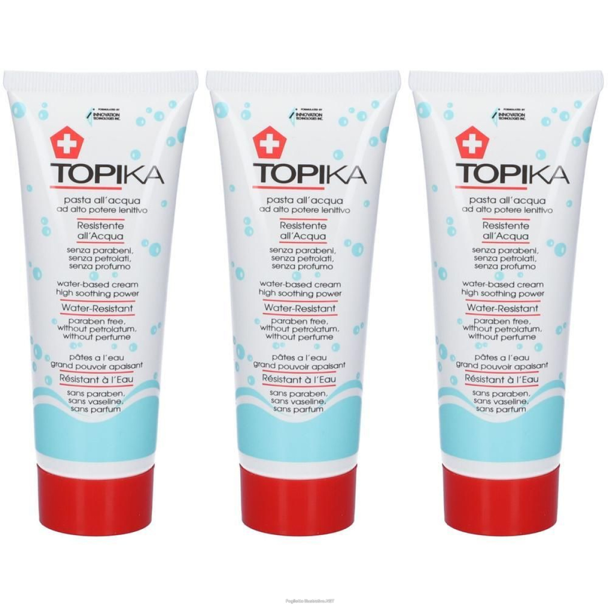 Trova Offerte di topika pasta all'acqua 3x250 ml e compra online