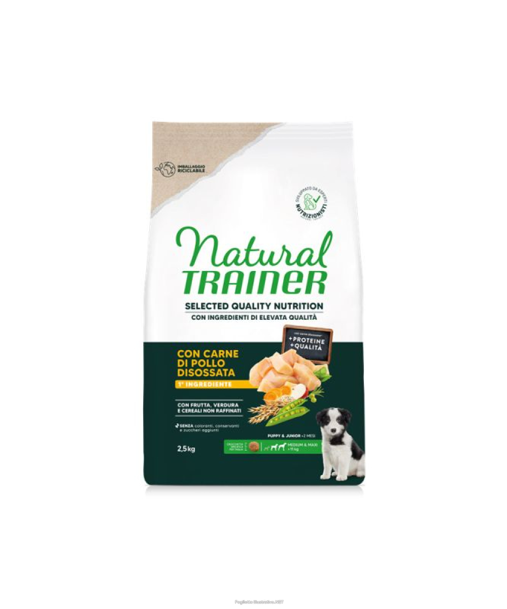 Trova Offerte di trainer natural cane selected quality nutrition medium/maxi puppy pollo 2,5kg e compra online