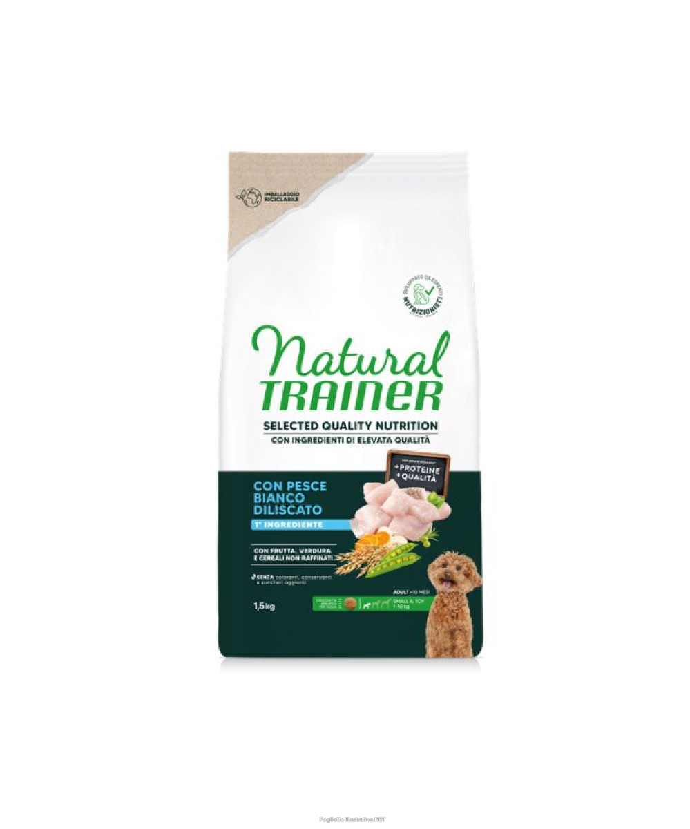 Trova Offerte di trainer natural cane selected quality nutrition mini adult pesce 1,5kg e compra online