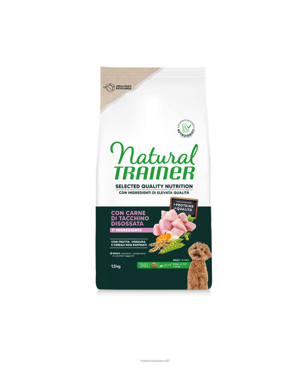 Trova Offerte di trainer natural cane selected quality nutrition mini adult tacchino 1,5kg e compra online