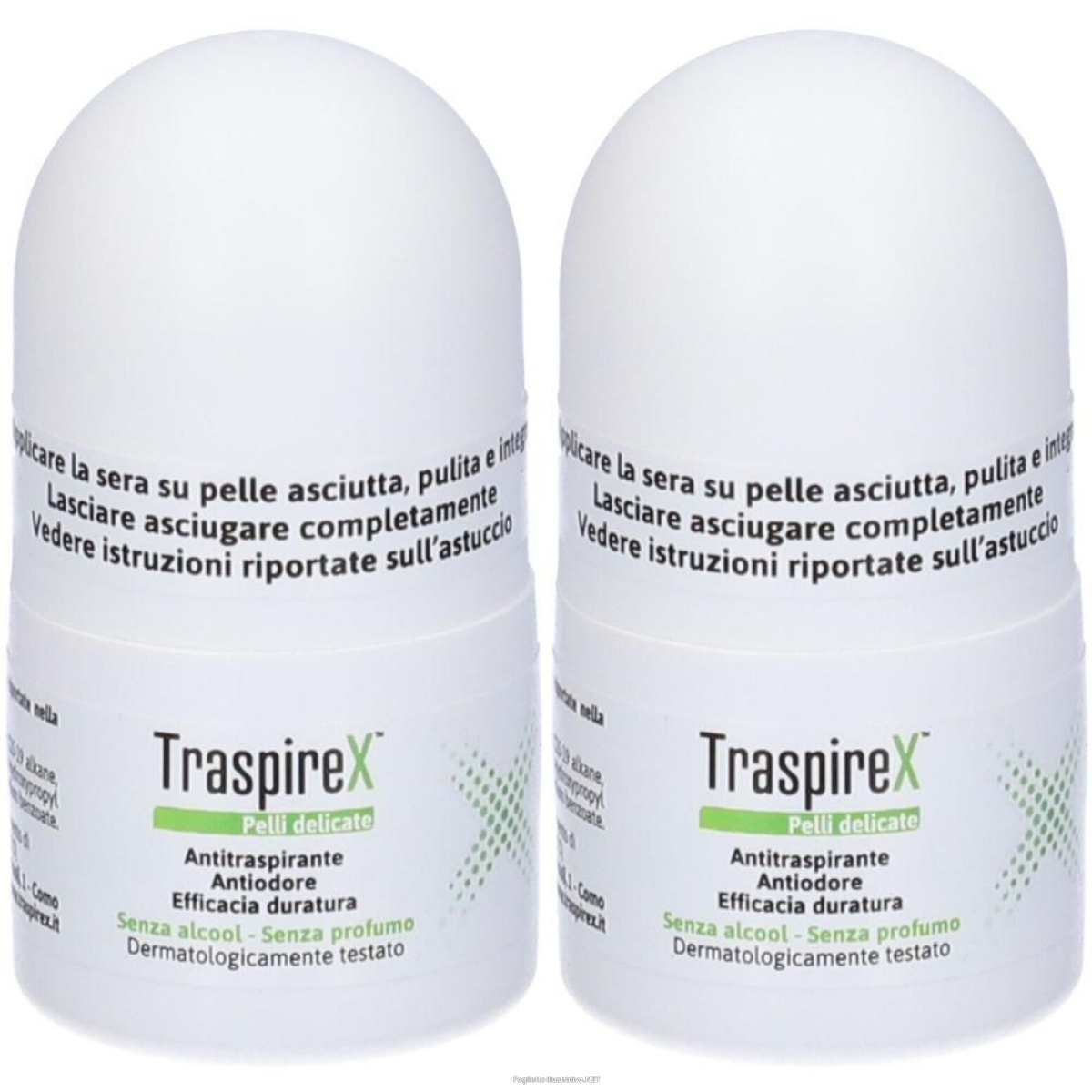 Trova Offerte di traspirex pelli delicate 20 ml 2x20 ml e compra online