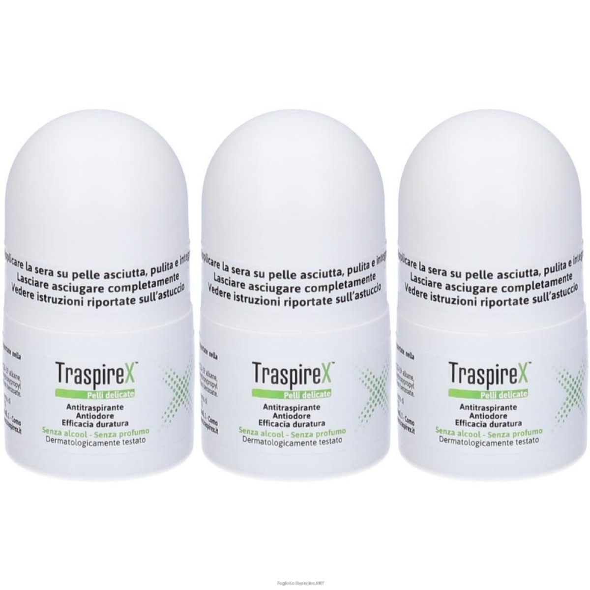 Trova Offerte di traspirex pelli delicate 20 ml 3x20 ml e compra online