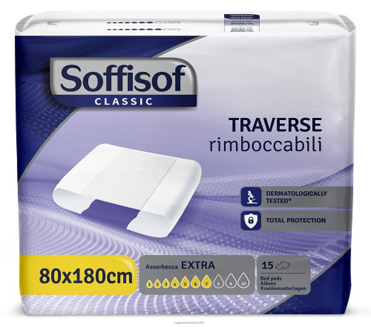 Trova Offerte di traversa per incontinenza soffisof classic ultra 80x180 cm 15 pezzi e compra online