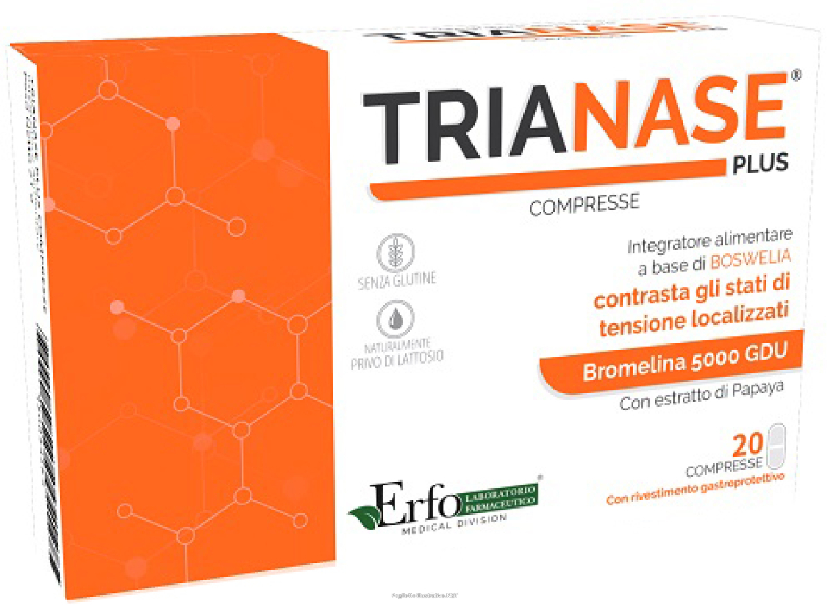Trova Offerte di trianase integratore che contrasta gli stati di tensione localizzati 20 compresse e compra online