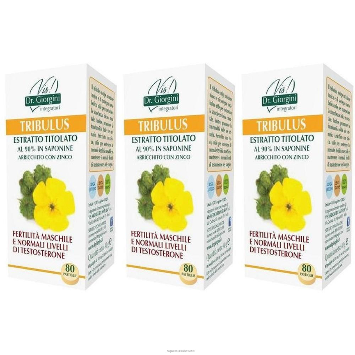 Trova Offerte di tribulus estratto titolato 80 pastiglie 3x80 pz e compra online