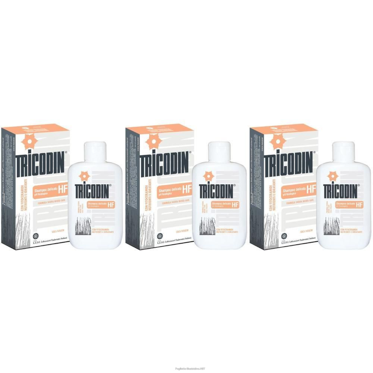 Trova Offerte di tricodin shampoo hf delicato 125 ml 3x125 ml e compra online
