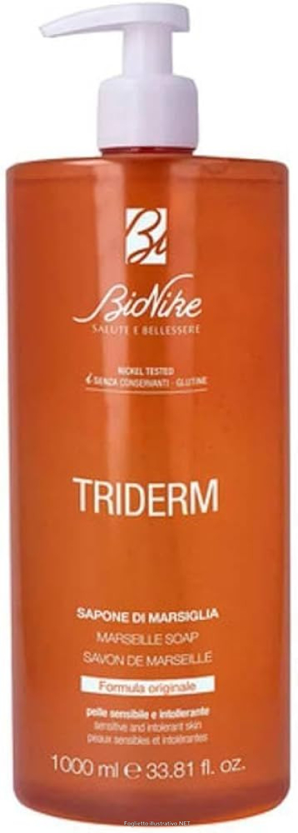 Trova Offerte di triderm sapone di marsiglia - detergente per mani, viso e corpo per pelli sensibili - 1 litro e compra online