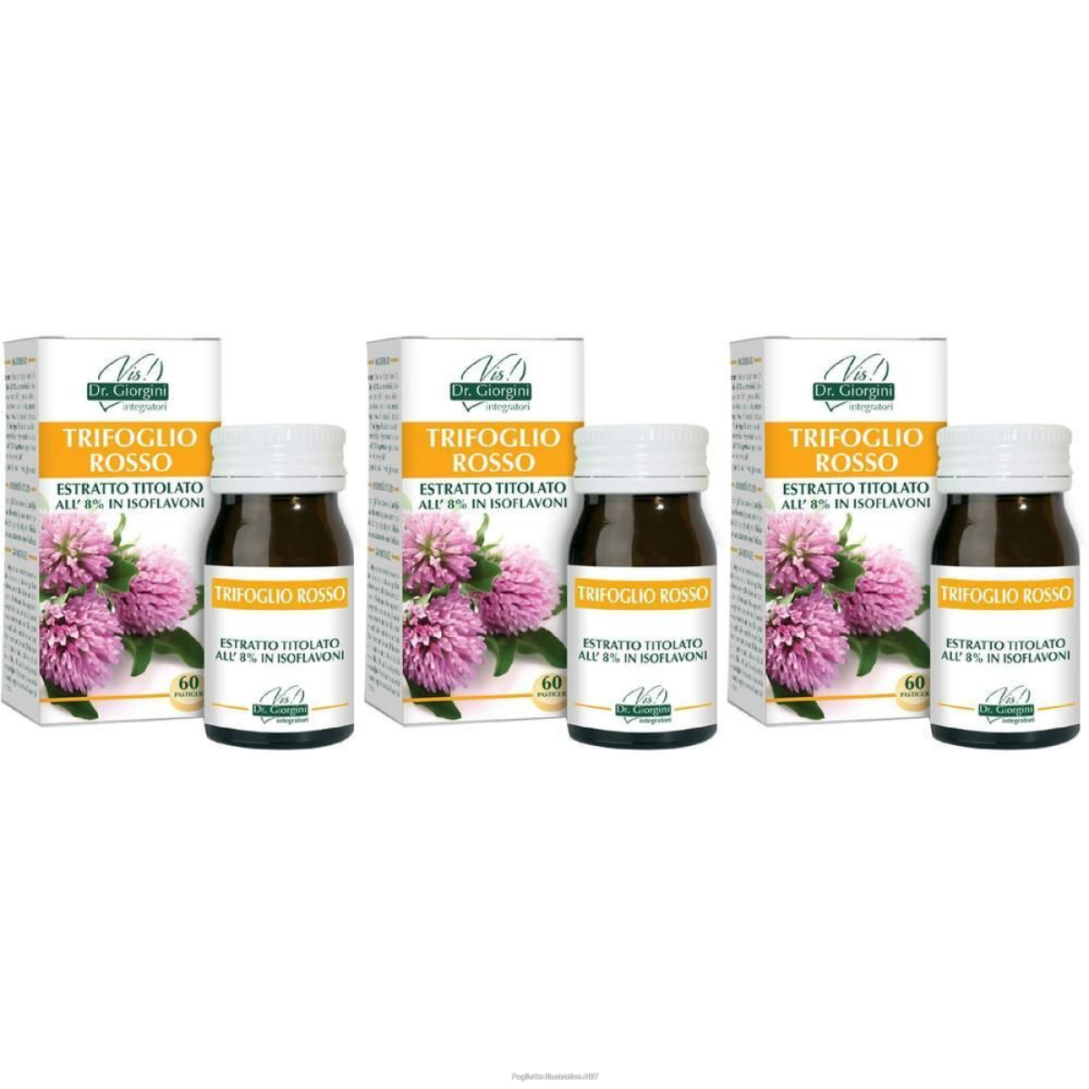 Trova Offerte di trifoglio rosso estratto titolato 60 pastiglie 500 mg 3x60 pz pastigli e compra online