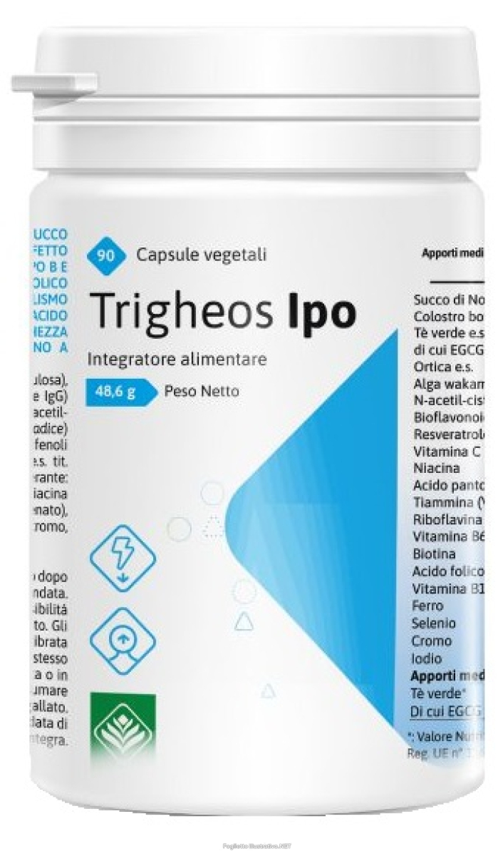 Trova Offerte di trigheos ipo integratore con effetto tonico in caso di stanchezza psico-fisica 90 capsule e compra online