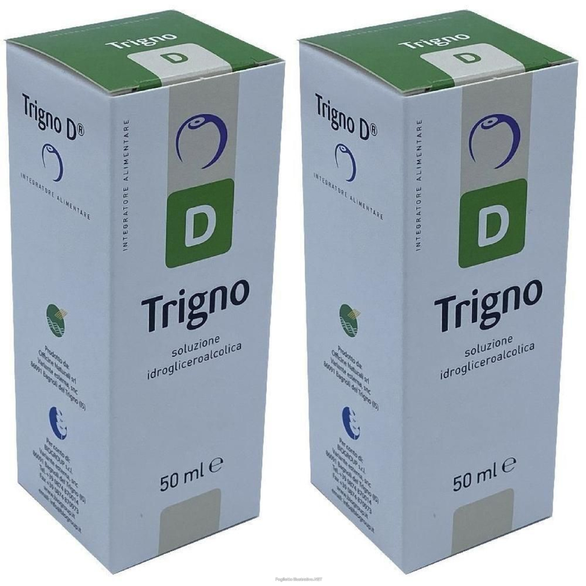 Trova Offerte di trigno d soluzione idrogliceroalcolica 50 ml 2x50 ml gocce orali e compra online