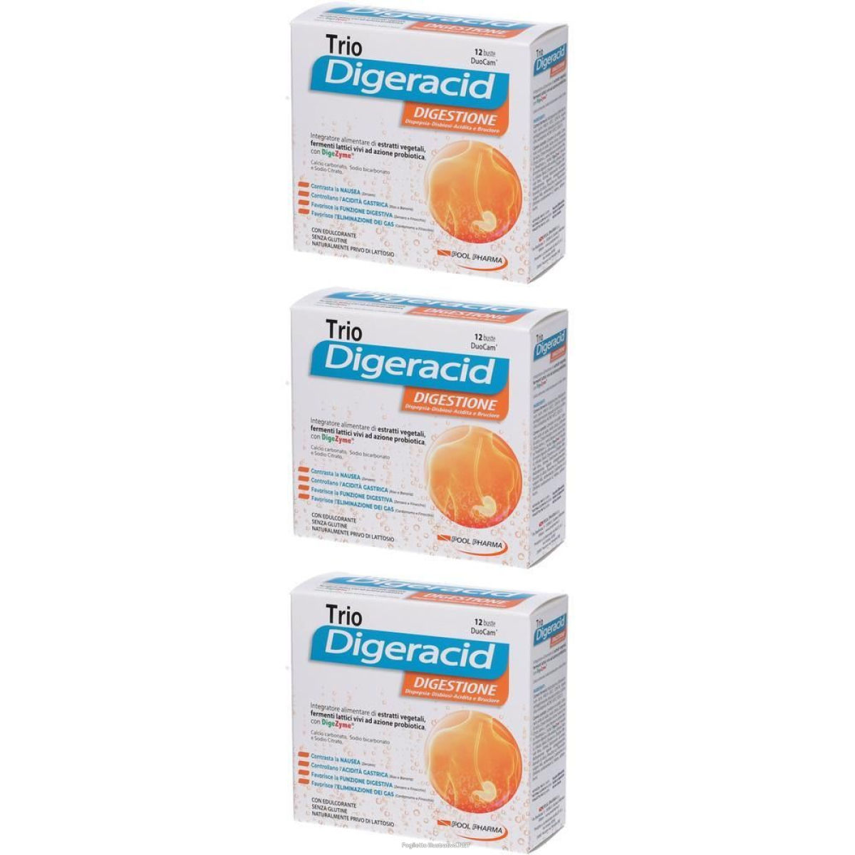 Trova Offerte di trio digeracid bustine 3x12 pz bustina e compra online