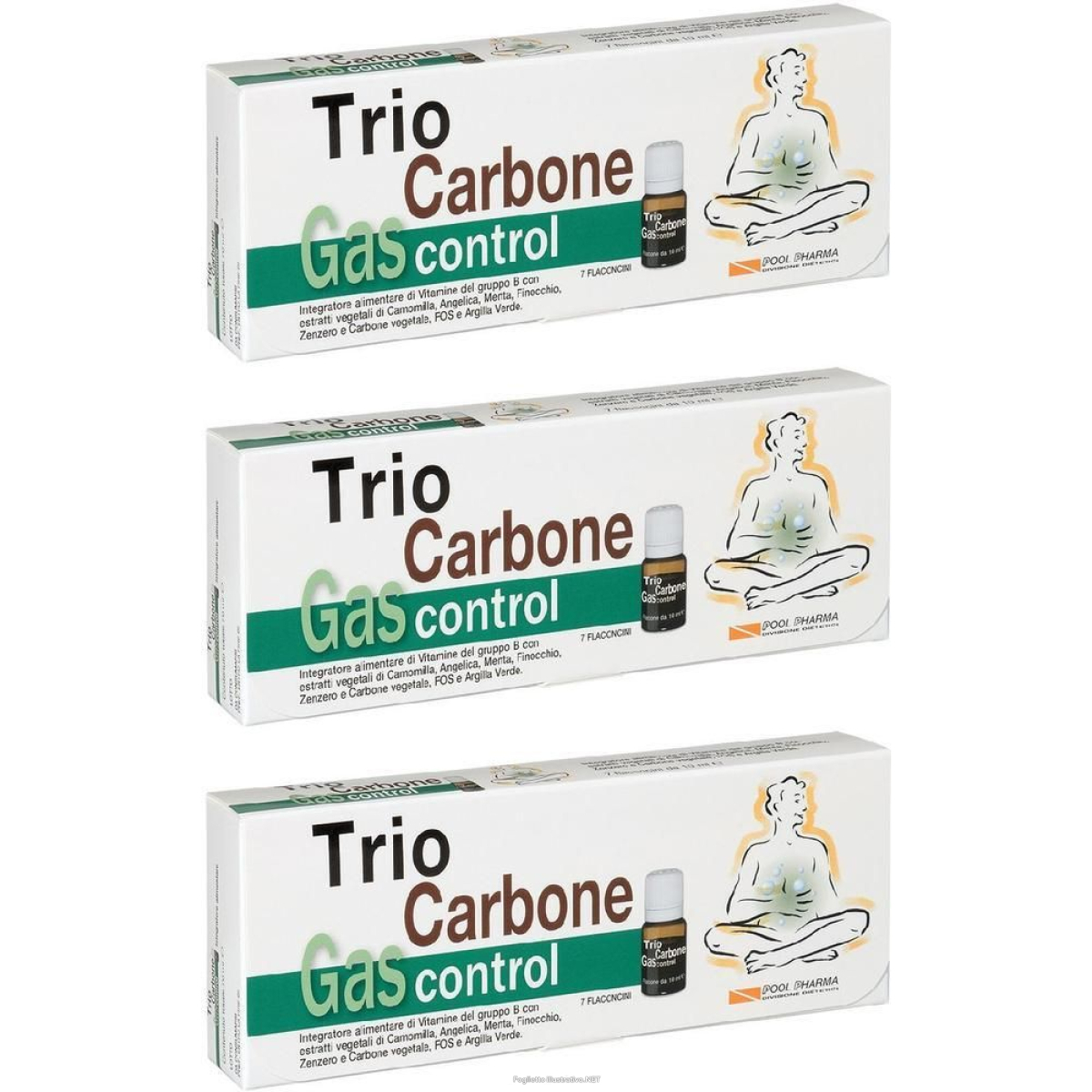 Trova Offerte di triocarbone gas control flaconcini 3x7x10 ml bevibili e compra online
