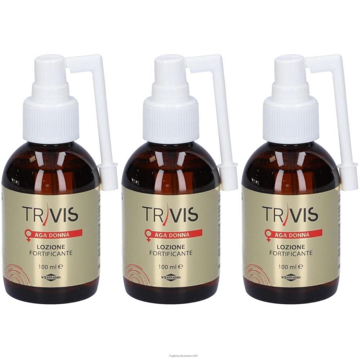 Trova Offerte di trivis aga donna lozione 3x100 ml soluzione e compra online