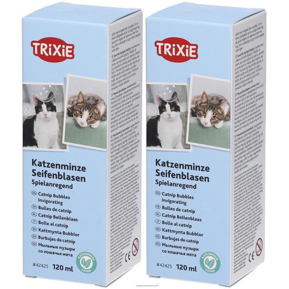 Trova Offerte di trixie catnip bubbles 2x120 ml e compra online