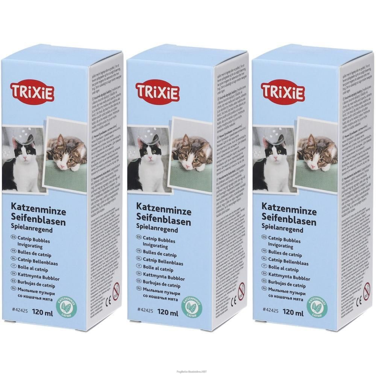 Trova Offerte di trixie catnip bubbles 3x120 ml e compra online