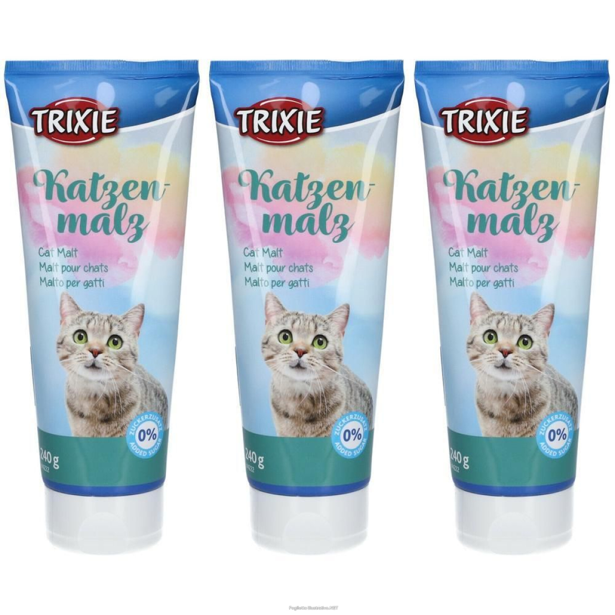 Trova Offerte di trixie malt'n'grass contro i boli di pelo 3x240 g e compra online