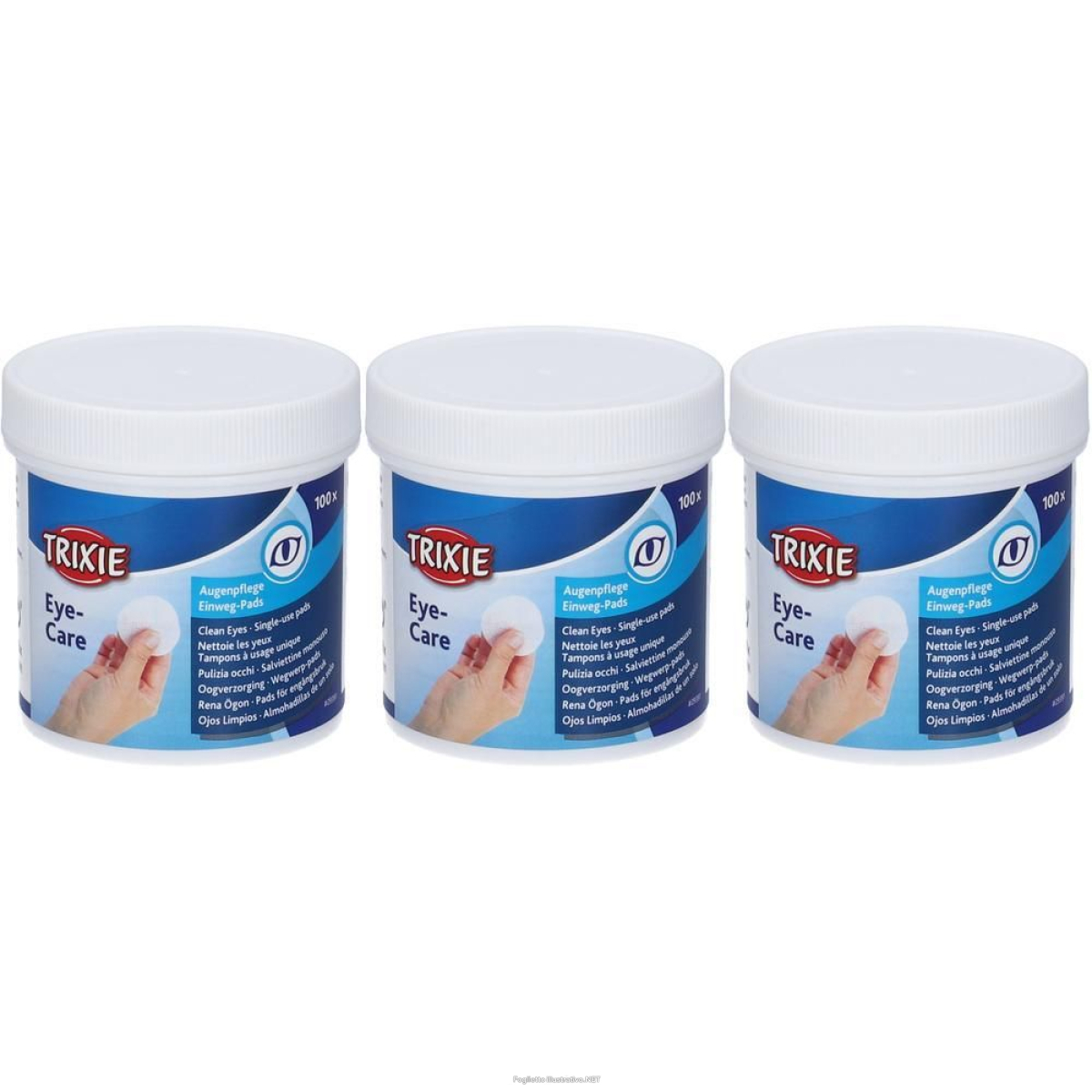 Trova Offerte di trixie pulizia occhi, salviettine monouso 3x100 pc salviette e compra online