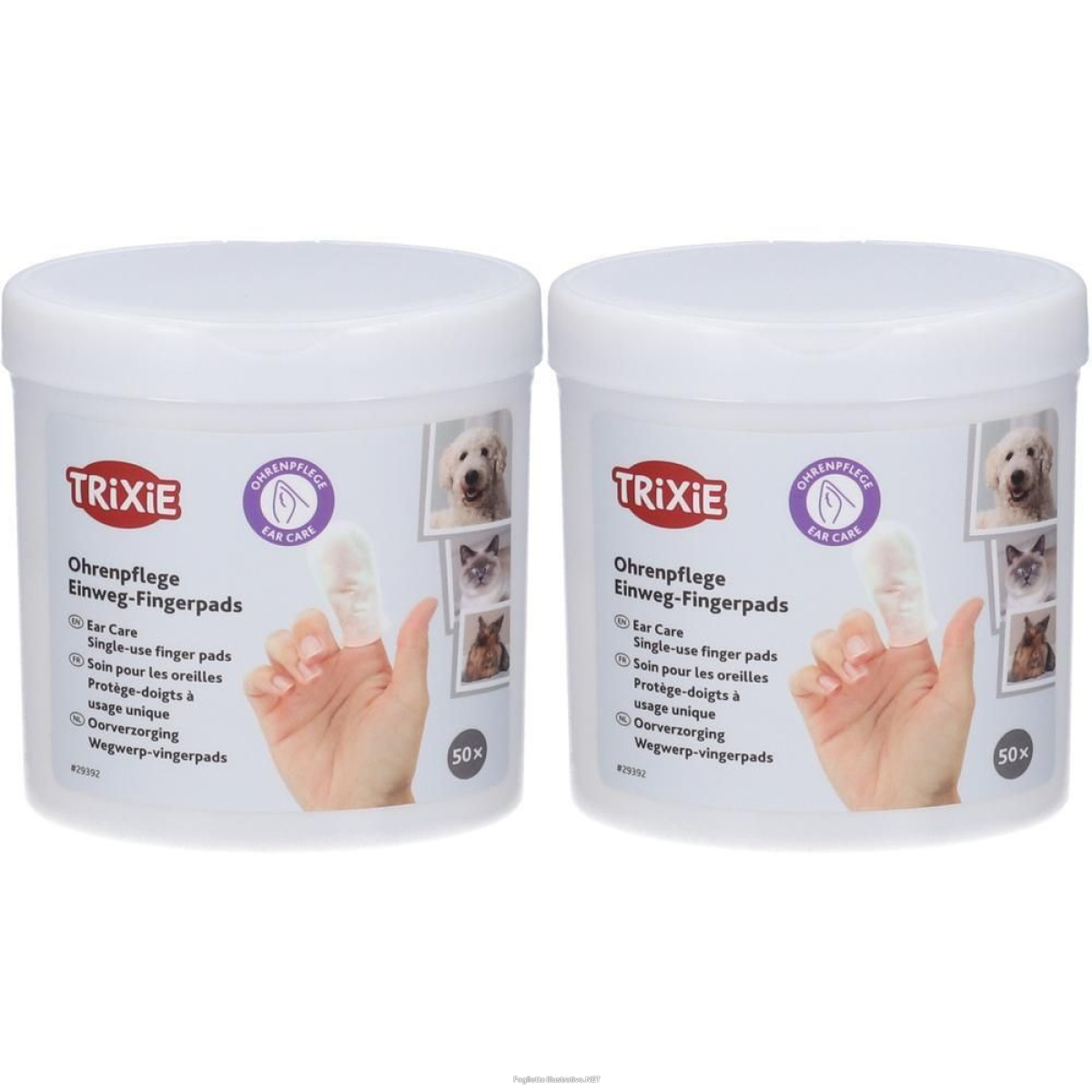Trova Offerte di trixie pulizia orecchie, salviettine da dito monouso 2x50 pc salviette e compra online