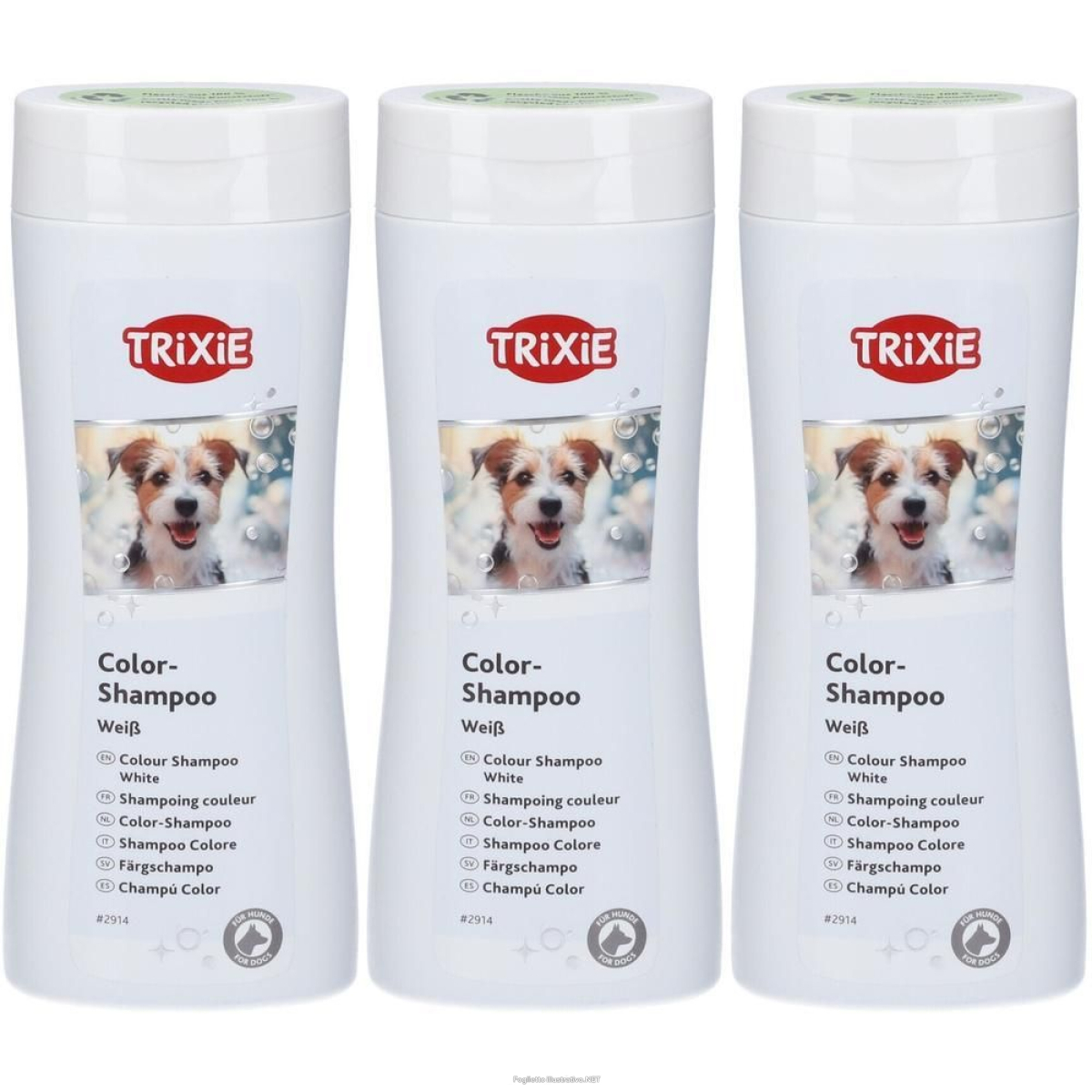 Trova Offerte di trixie shampoo colore bianco o chiaro 3x250 ml e compra online
