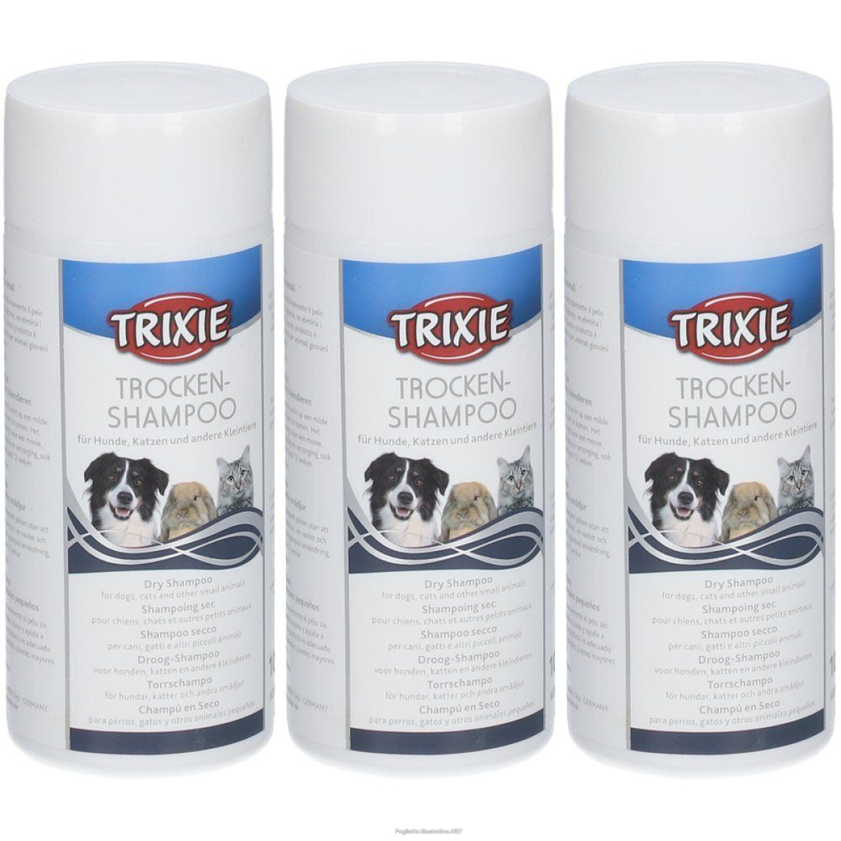 Trova Offerte di trixie shampoo shampoo secco per cani, gatti e piccoli animali. 3x100 e compra online