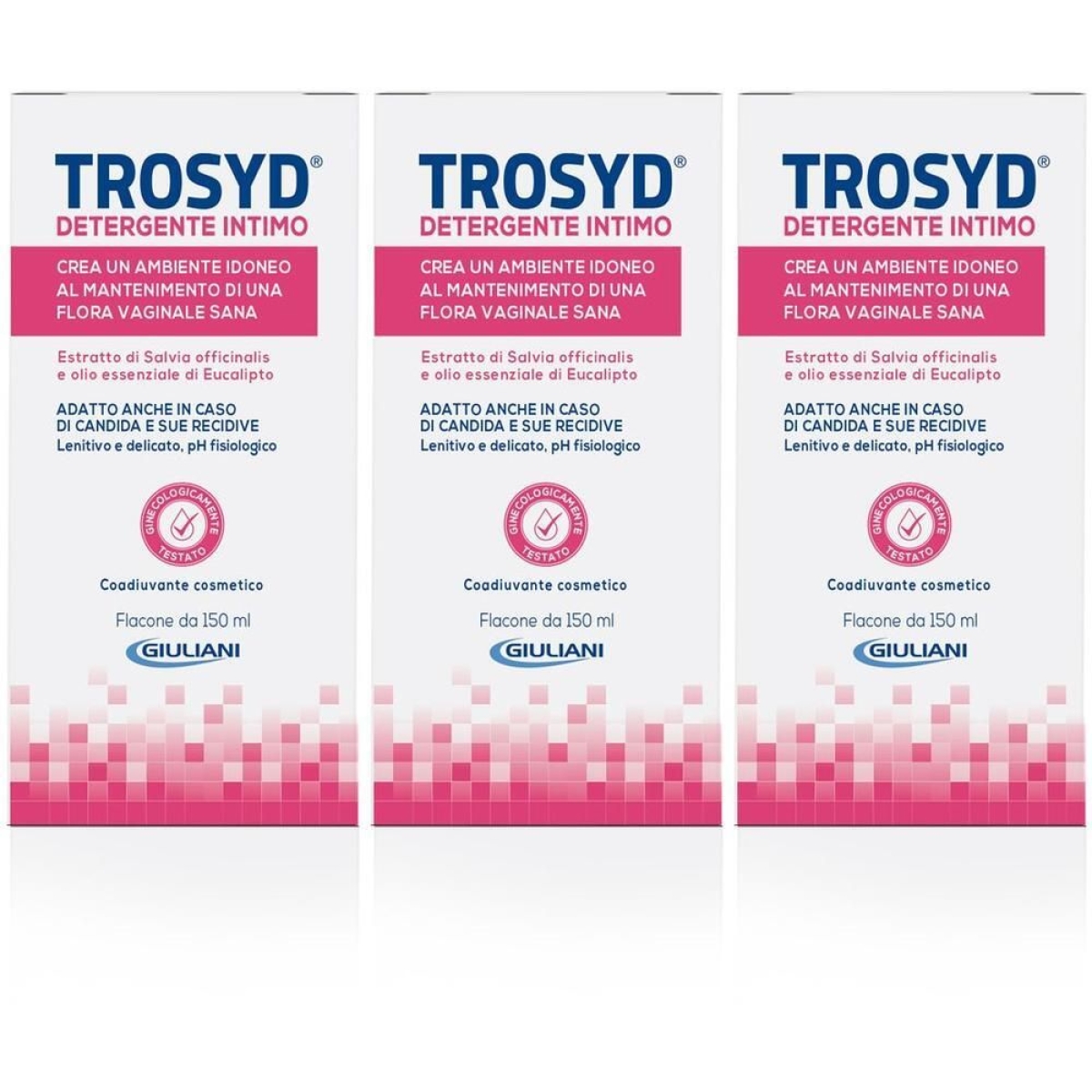 Trova Offerte di trosyd detergente intimo 3x150 ml e compra online