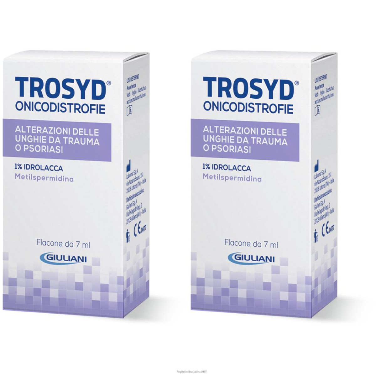 Trova Offerte di trosyd® onicodistrofie idrolacca per alterazioni delle unghie set da 2 e compra online