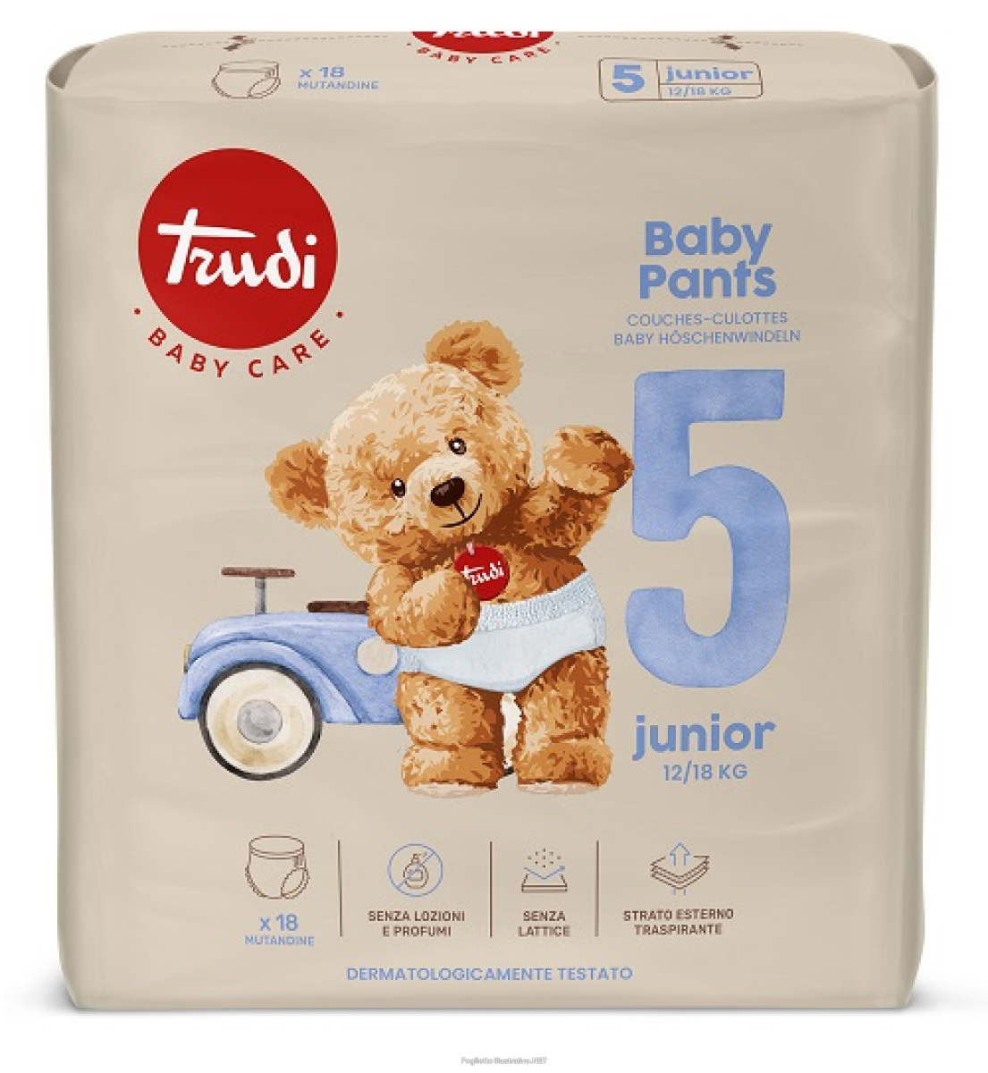 Trova Offerte di trudi baby pants junior 12/18 kg 18 pezzi e compra online