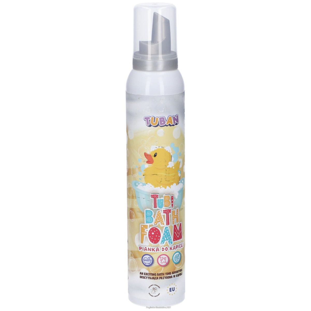 Trova Offerte di tuban tobi bath foam giallo schiuma da bagno corpo e capelli 1 pz schi e compra online