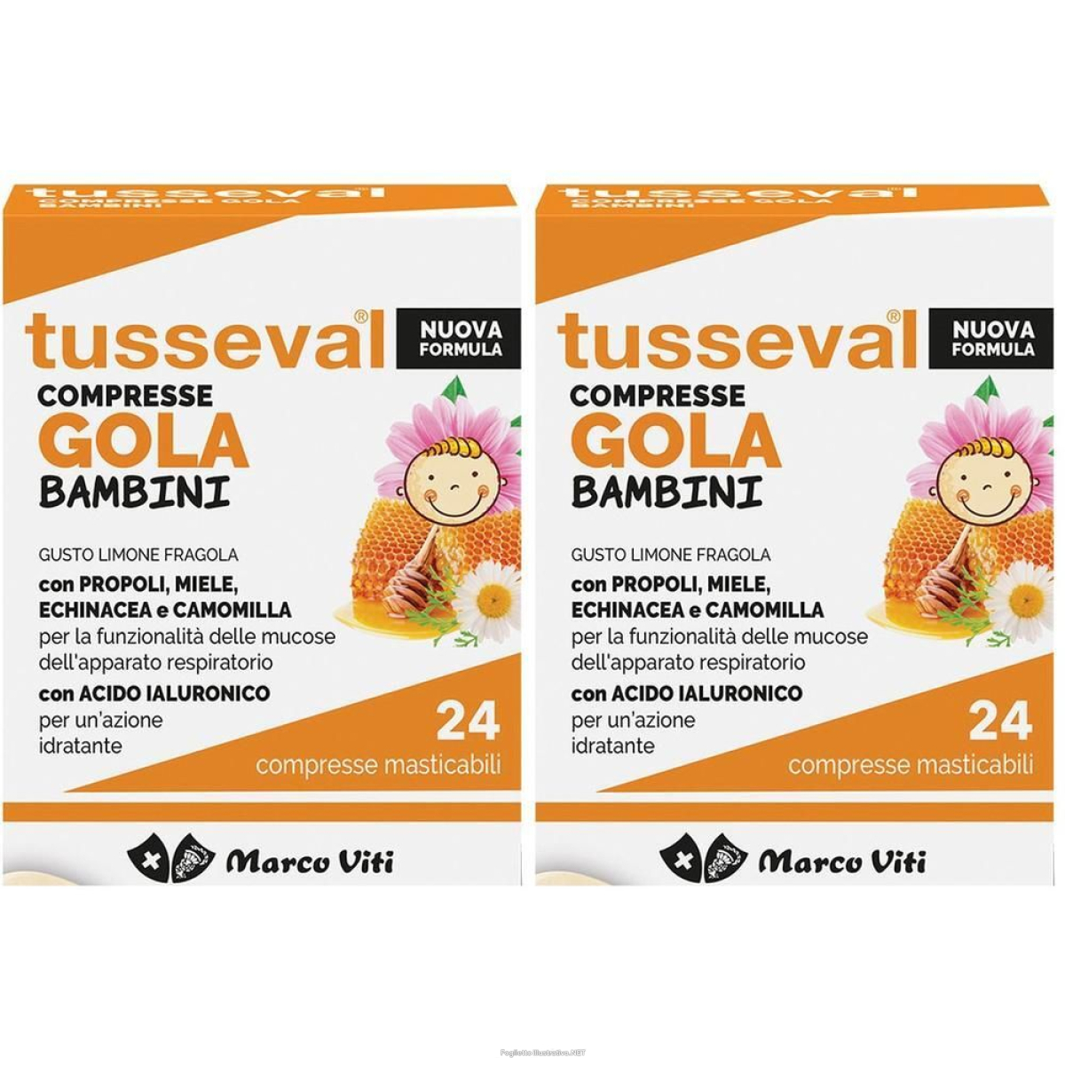 Trova Offerte di tusseval gola bambini compresse 2x24 pz e compra online
