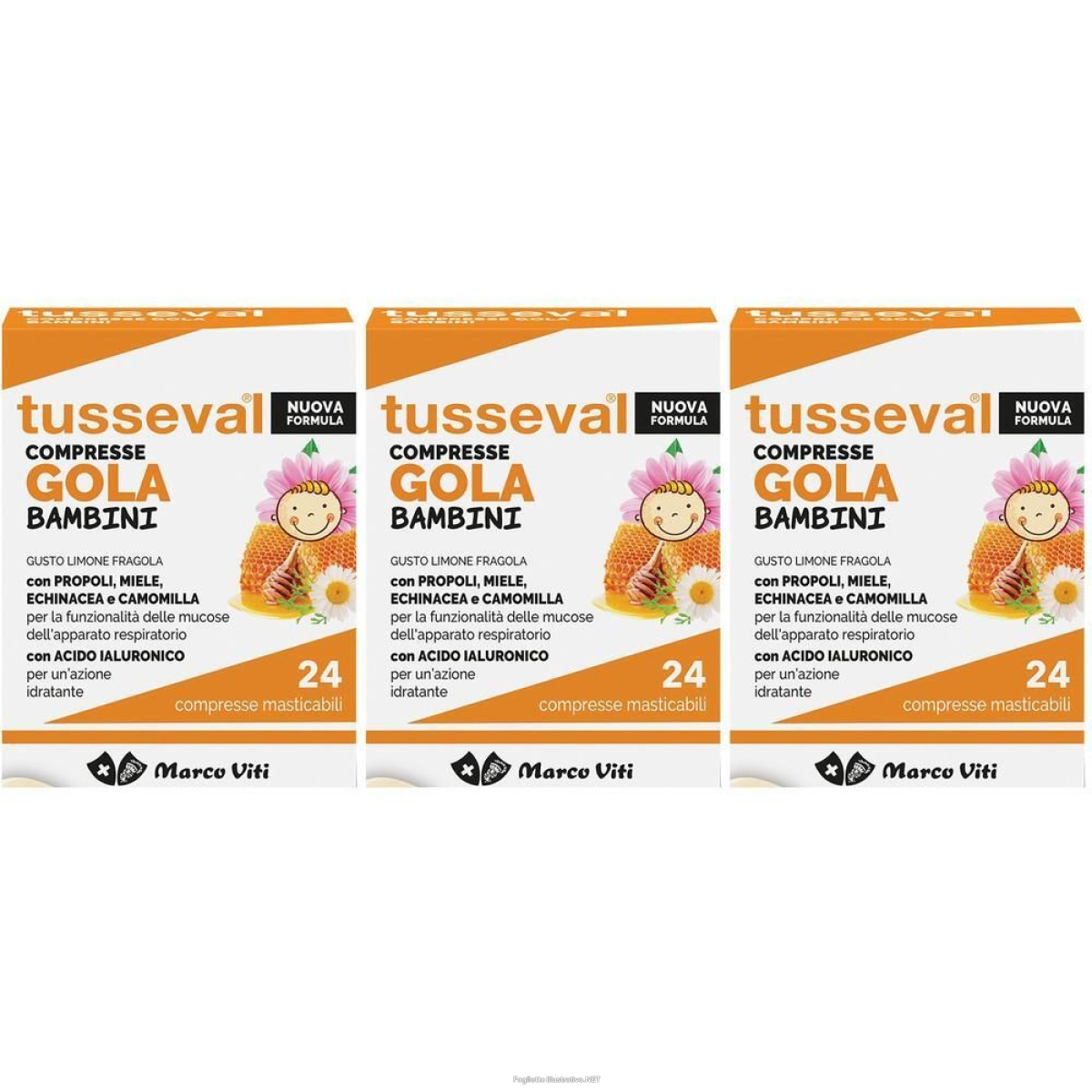 Trova Offerte di tusseval gola bambini compresse 3x24 pz e compra online