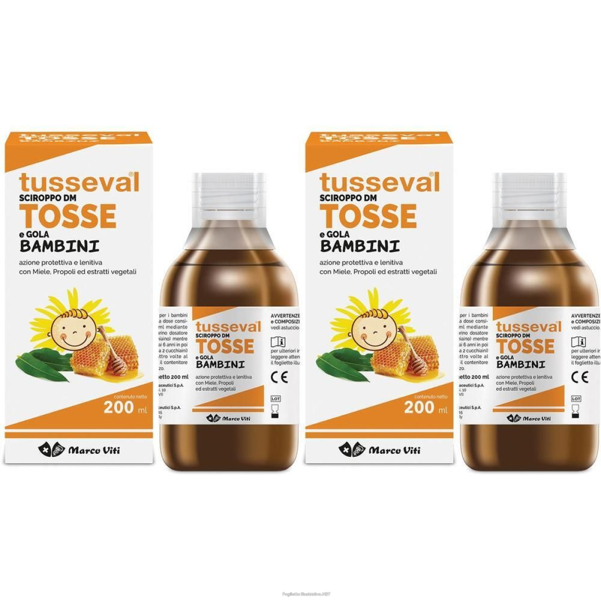 Trova Offerte di tusseval sciroppo tosse bambini 200 ml 2x200 ml e compra online