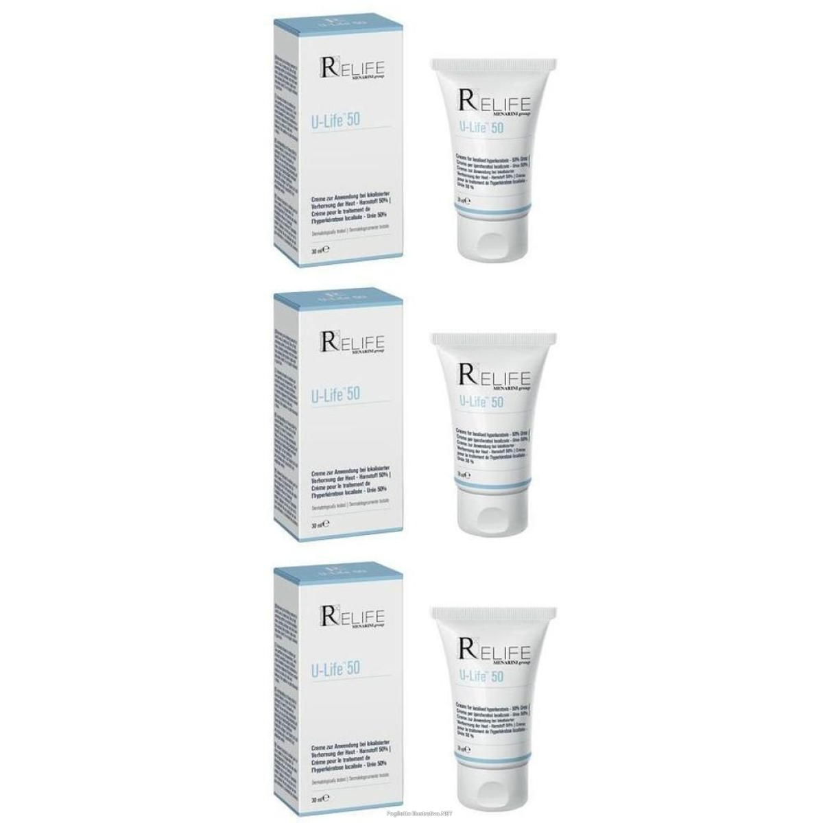 Trova Offerte di u-life 50 crema 30 ml packaging multilungua 3x30 ml e compra online
