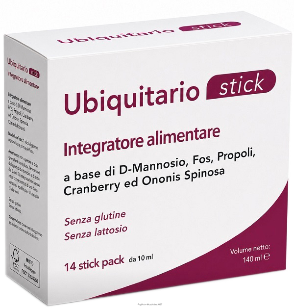 Trova Offerte di ubiquitario integratore per il benessere delle vie urinarie 14 stick pack da 10ml e compra online