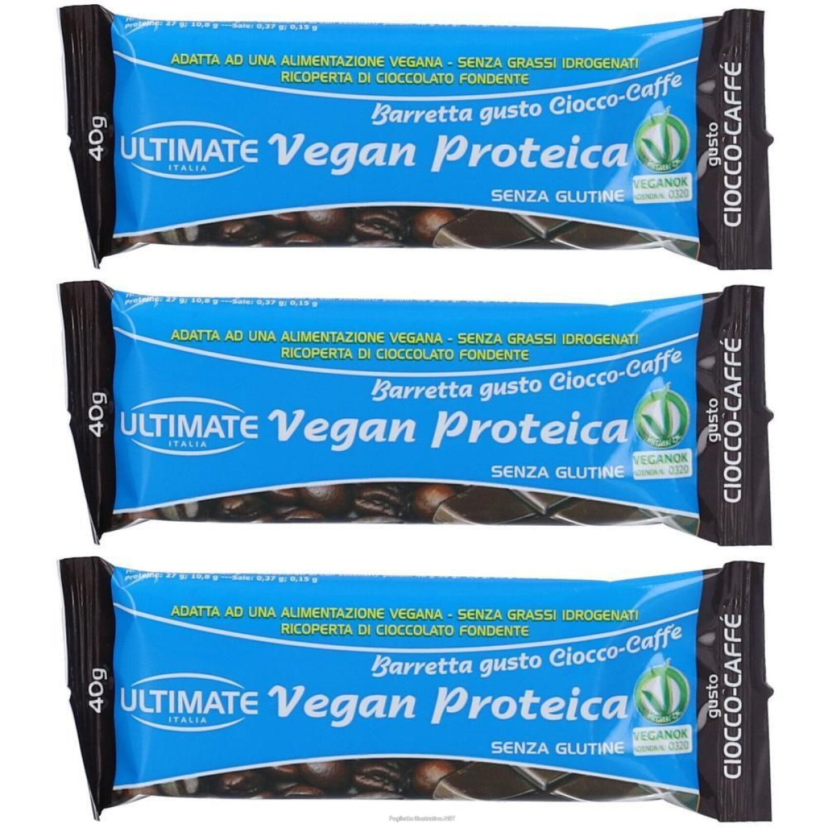 Trova Offerte di ultimate barr vegan proteica ciocco caffe' 3x40 g e compra online