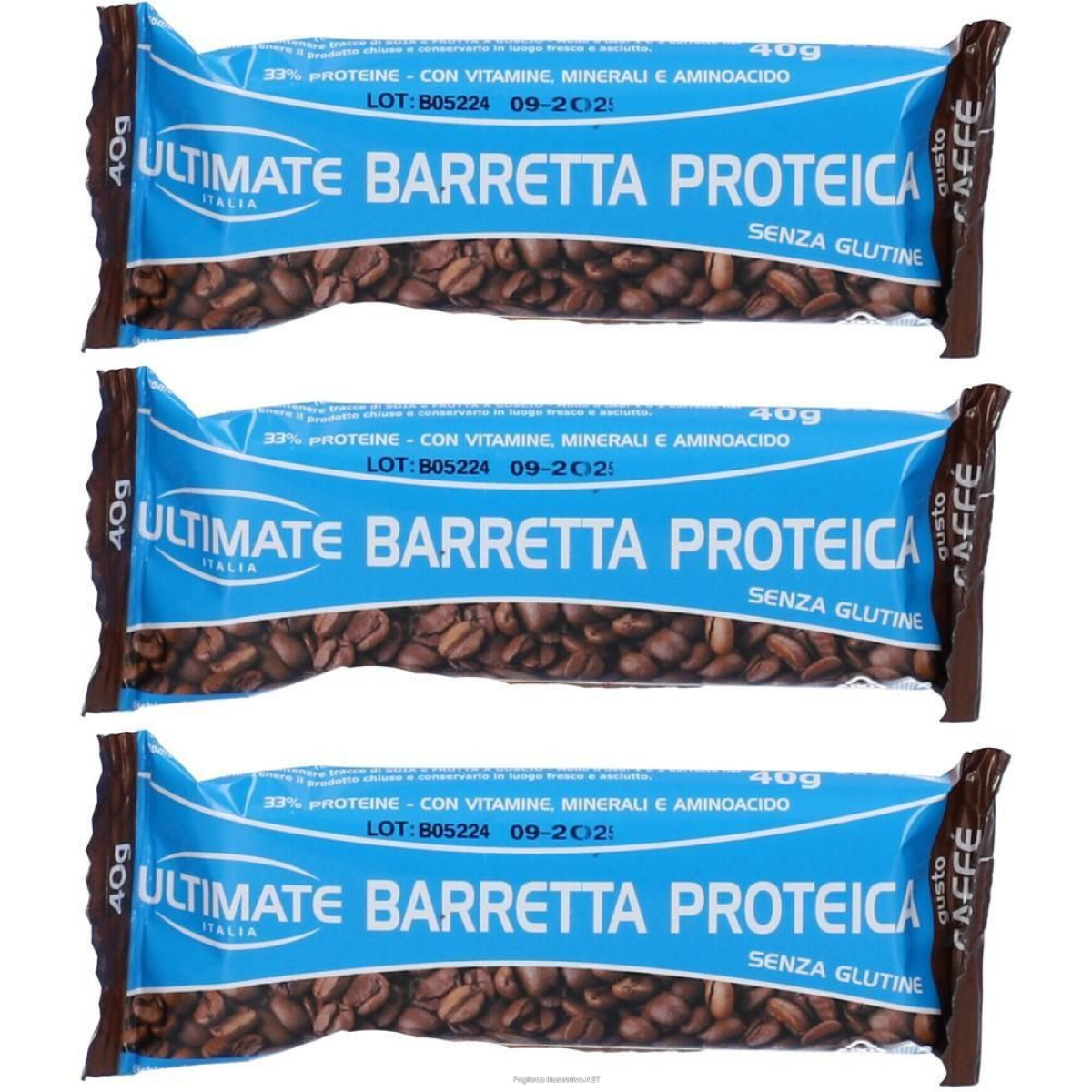 Trova Offerte di ultimate barretta proteica 33% gusto caffè 3x40 g polvere per soluzion e compra online