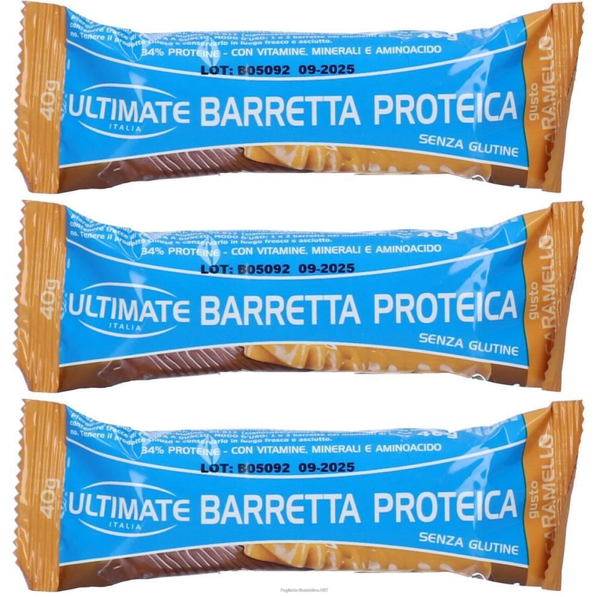 Trova Offerte di ultimate barretta proteica 33% gusto caramello 3x40 g e compra online