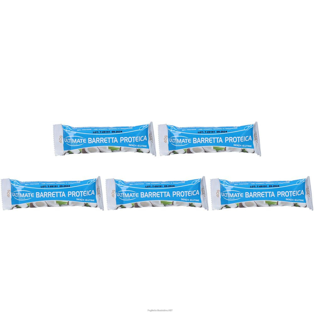 Trova Offerte di ultimate barretta proteica cocco 40 g 1 pezzo set da 5 5x40 g e compra online