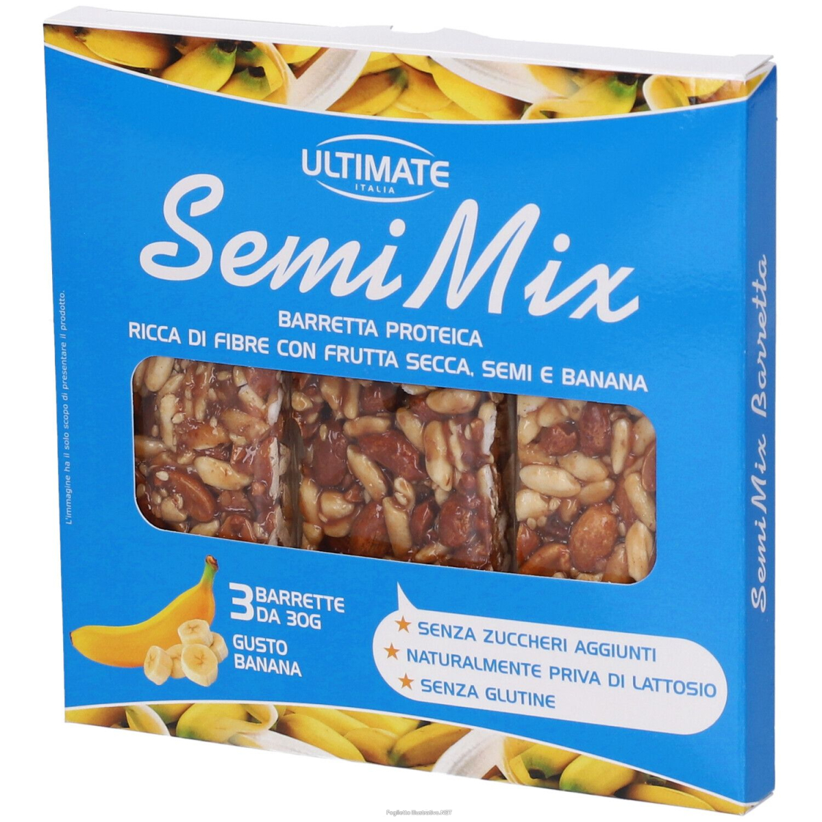 Trova Offerte di ultimate barrette semi mix gusto banana 90 g snack e compra online