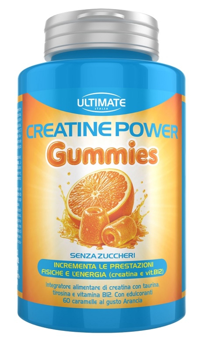 Trova Offerte di Ultimate creatine power gummies integratore per l'attività sportiva gusto arancia 60 caramelle gommose e compra online