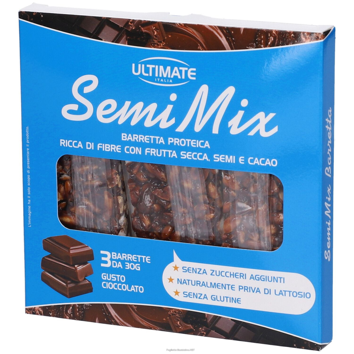 Trova Offerte di ultimate italia barrette semi mix gusto cioccolato 90 g snack e compra online