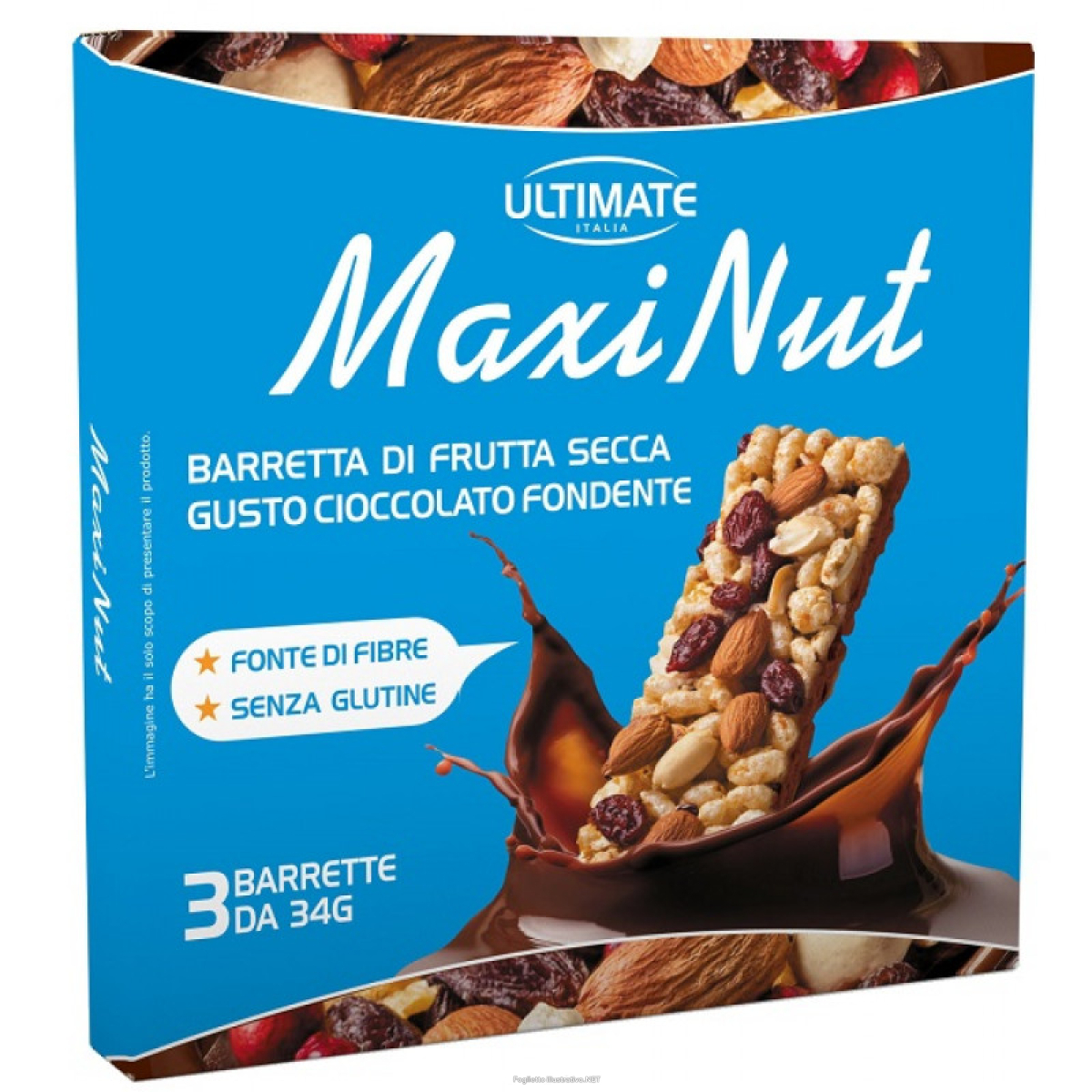 Trova Offerte di ultimate - maxi nut barretta proteica gusto frutta secca e cioccolato fondente confezione 1 pezzo e compra online