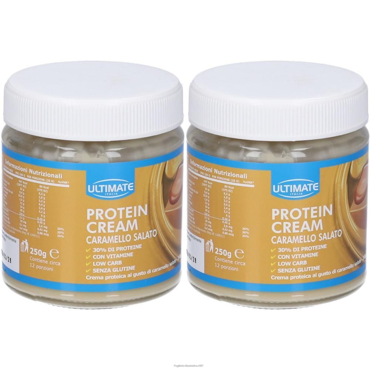 Trova Offerte di ultimate protein cream caramello salato 2x250 g crema e compra online
