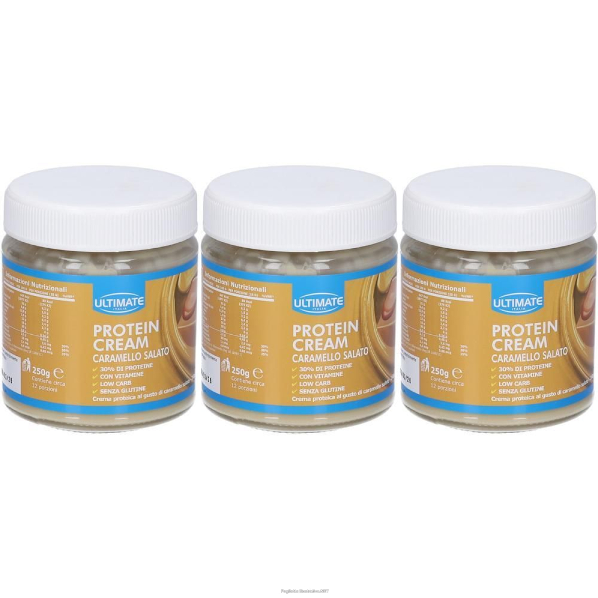 Trova Offerte di ultimate protein cream caramello salato 3x250 g crema e compra online